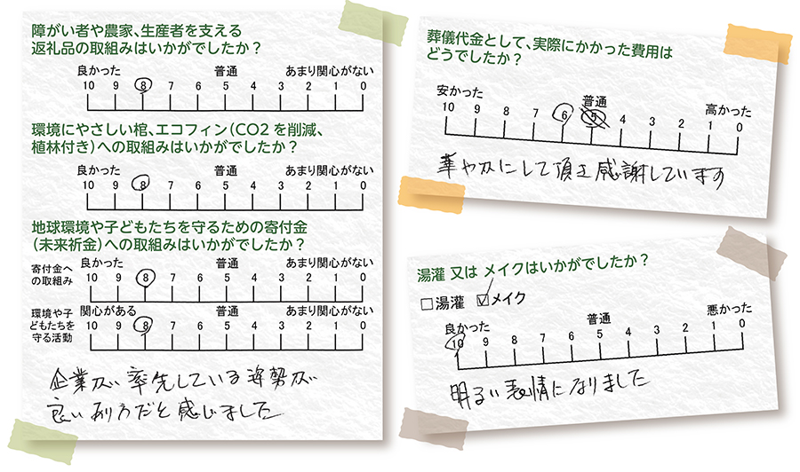 浦安市斎場 家族葬 お客様の声
